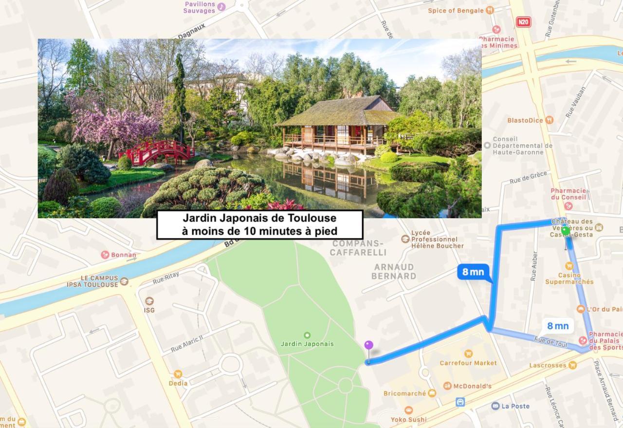 Le St Honore - Appartement Toulouse Centre Avec Chambre & Parking 외부 사진